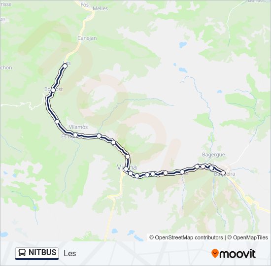 NITBUS Bus Line Map