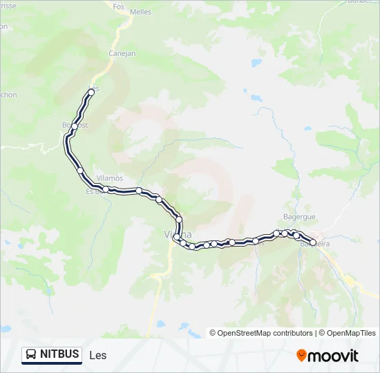 NITBUS Bus Line Map