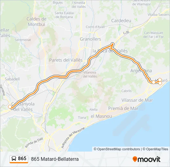 865  Line Map