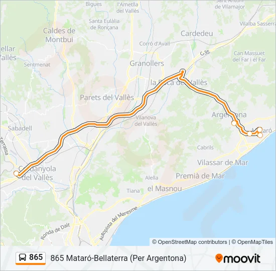 865  Line Map