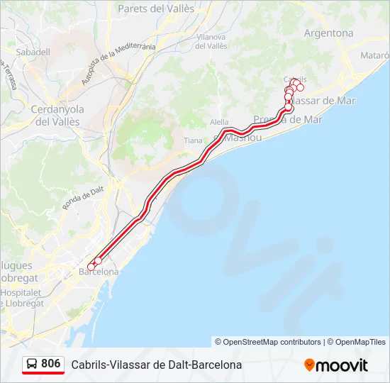 806  Line Map