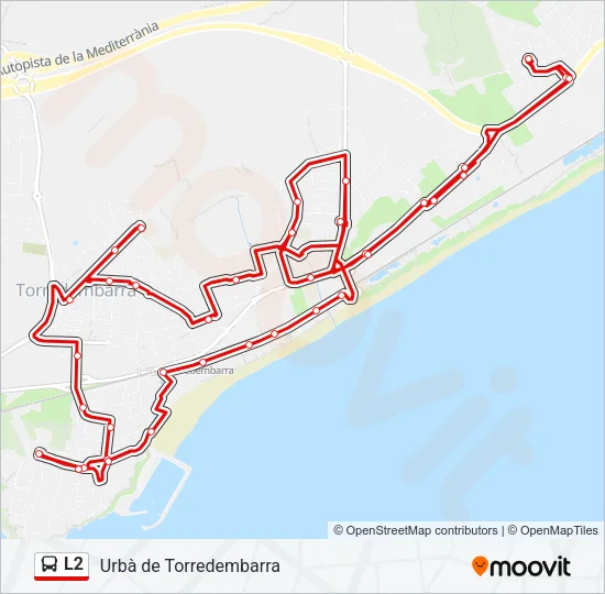 L2 Bus Line Map
