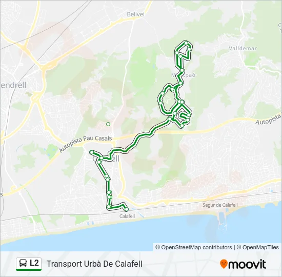 L2 Bus Line Map