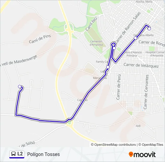 L2 Bus Line Map