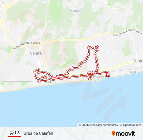 L3 Bus Line Map