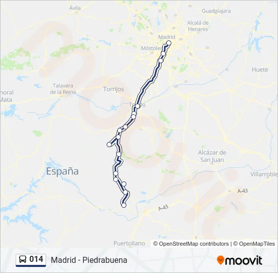 014 Bus Line Map