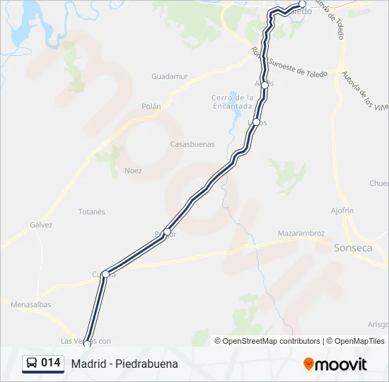 014 Bus Line Map