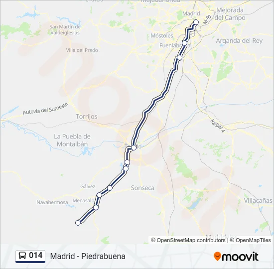 014 Bus Line Map