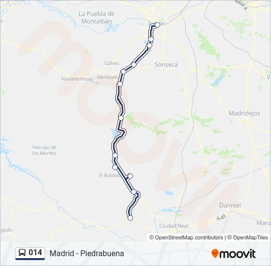014 Bus Line Map