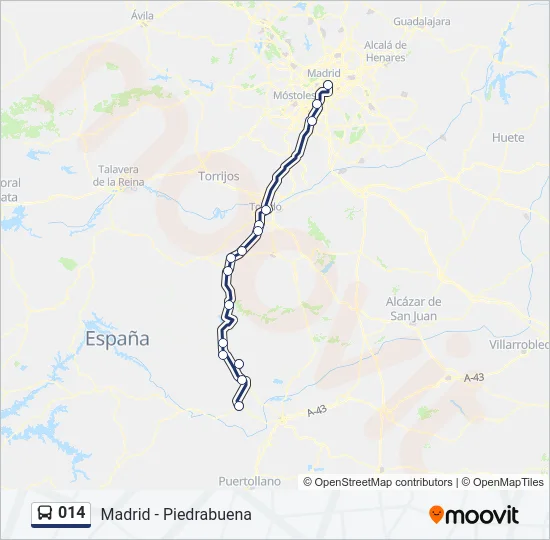 014 Bus Line Map