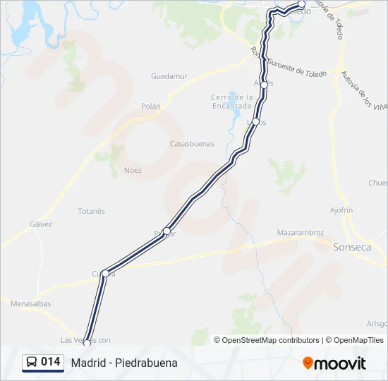014 Bus Line Map