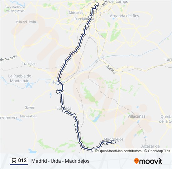 012 bus Line Map