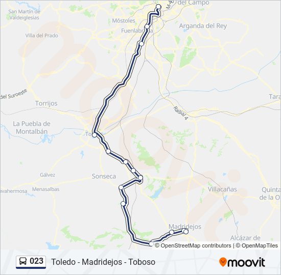 023 bus Line Map