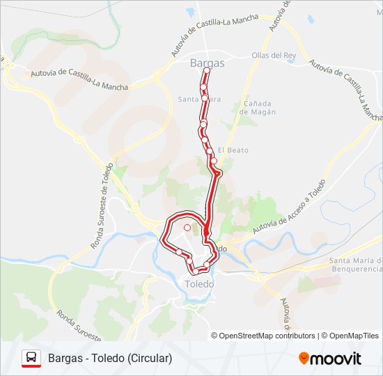 VCM-038.L1 bus Line Map