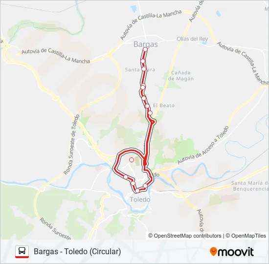 VCM-038.L1 Bus Line Map