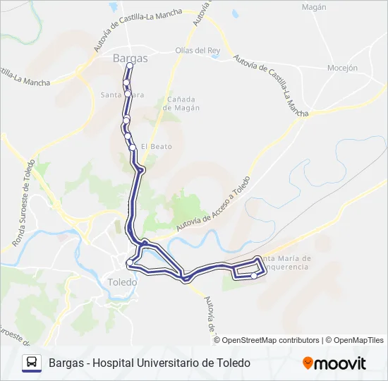 VCM-038.L2 Bus Line Map