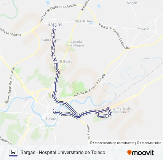 VCM-038.L2 Bus Line Map