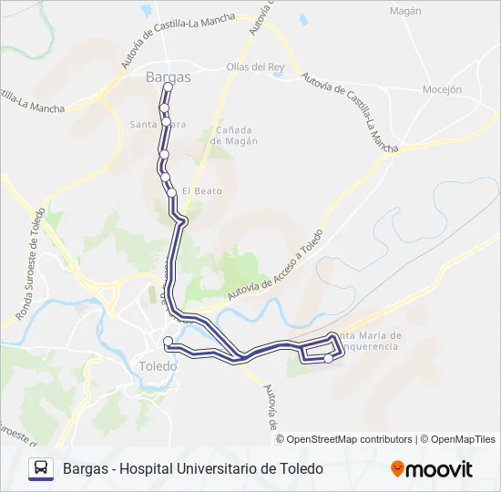 VCM-038.L2 Bus Line Map