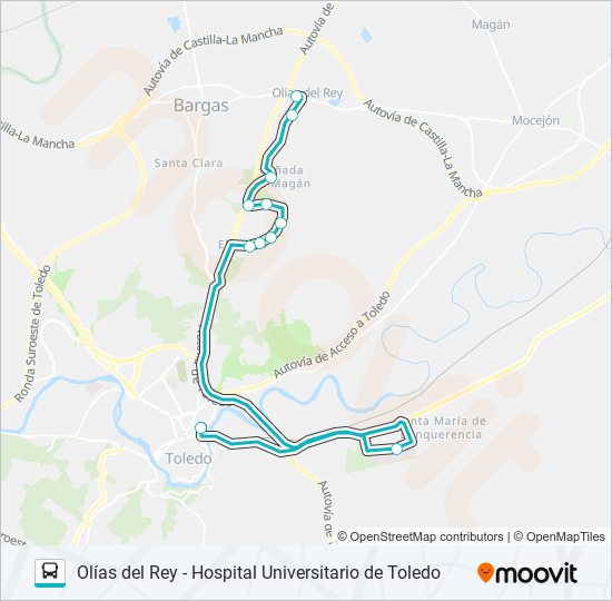 VAC-023.L2 bus Line Map