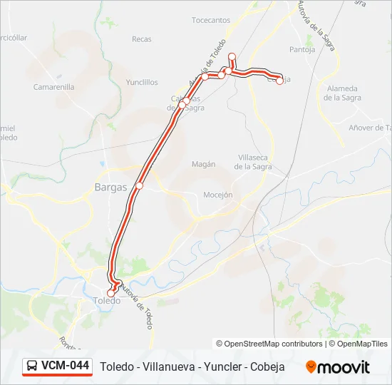 VCM-044 Bus Line Map