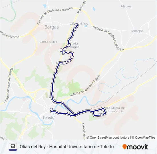 VAC023-L2 Bus Line Map