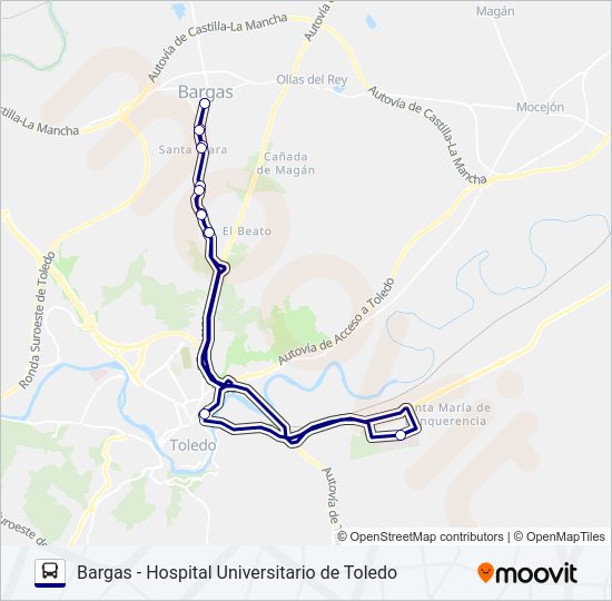 Mapa de VCM038-L2 de autobús