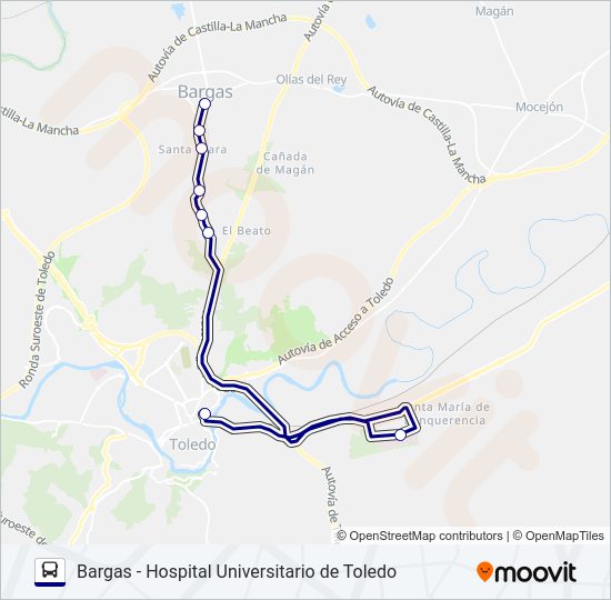 Mapa de VCM038-L2 de autobús