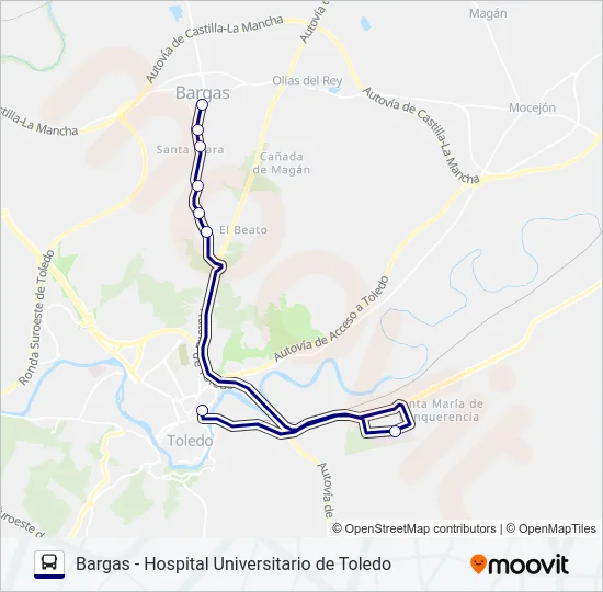 VCM038-L2 Bus Line Map