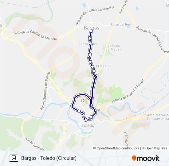 Mapa de VCM038-L1 de autobús