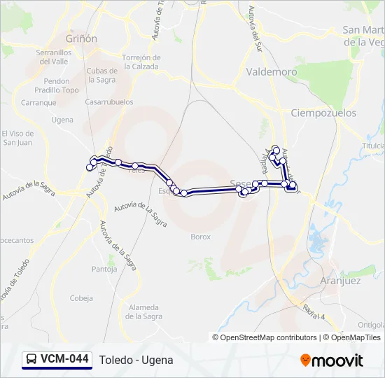 VCM-044 Bus Line Map