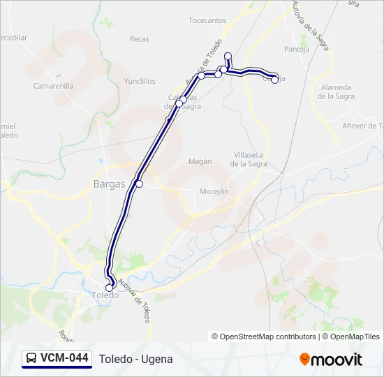 VCM-044 Bus Line Map