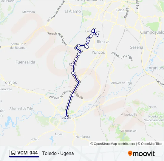 VCM-044 Bus Line Map