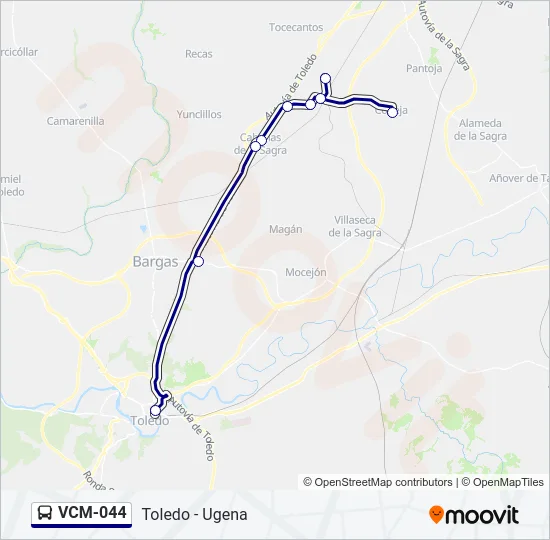 VCM-044 Bus Line Map