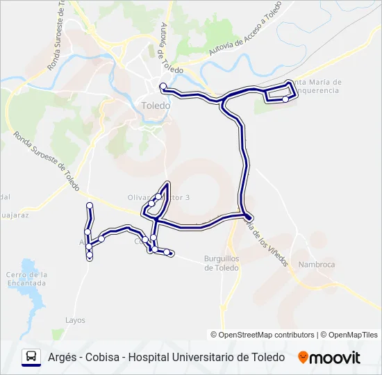 VAC152-L2 Bus Line Map
