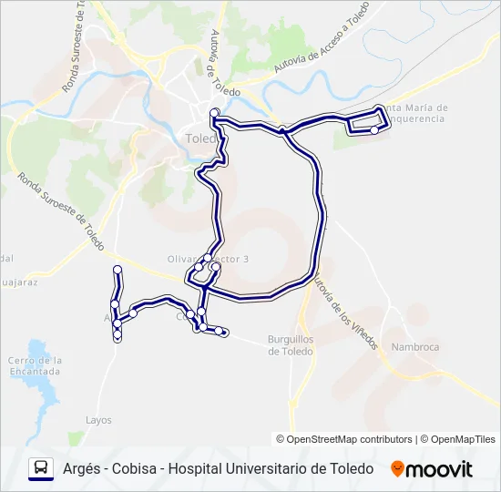VAC152-L2 Bus Line Map