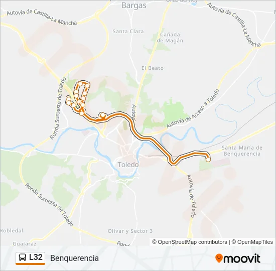 L32 Bus Line Map