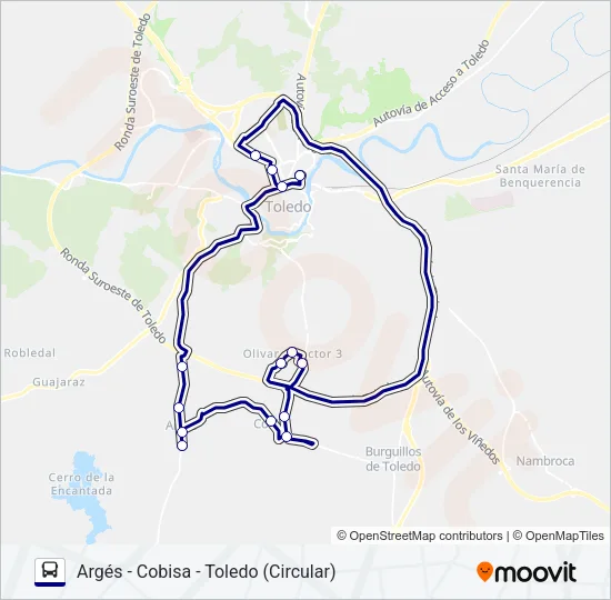 VAC152/L1 Bus Line Map