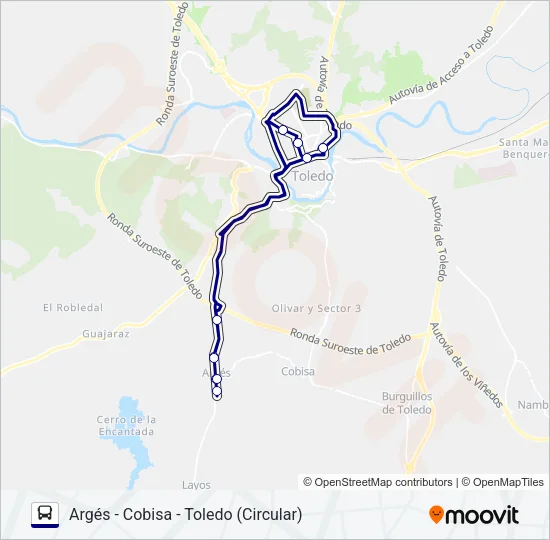 VAC152/L1 Bus Line Map