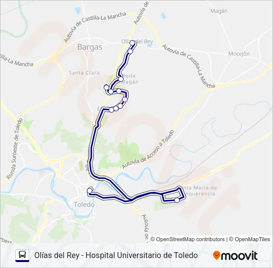 VAC023/L2 Bus Line Map