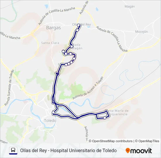 VAC023/L2 Bus Line Map