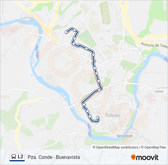 L2 bus Line Map