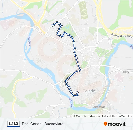 L2 Bus Line Map