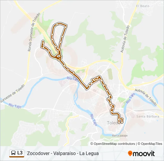 L3 Bus Line Map