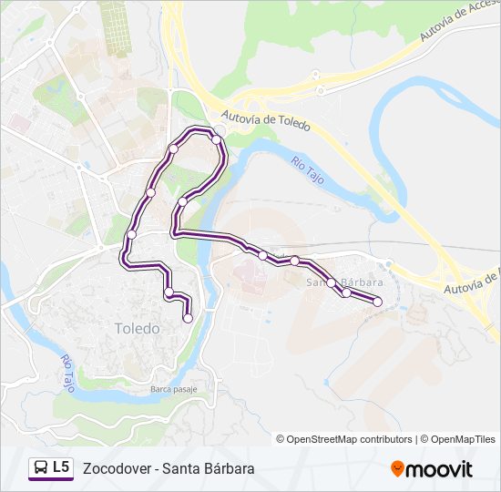 L5 bus Line Map