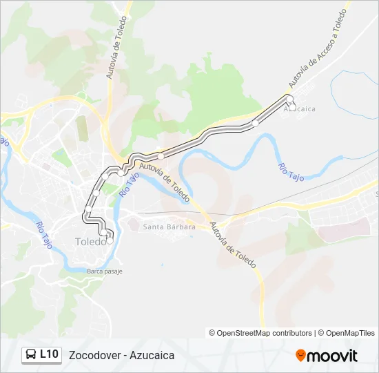 L10 Bus Line Map