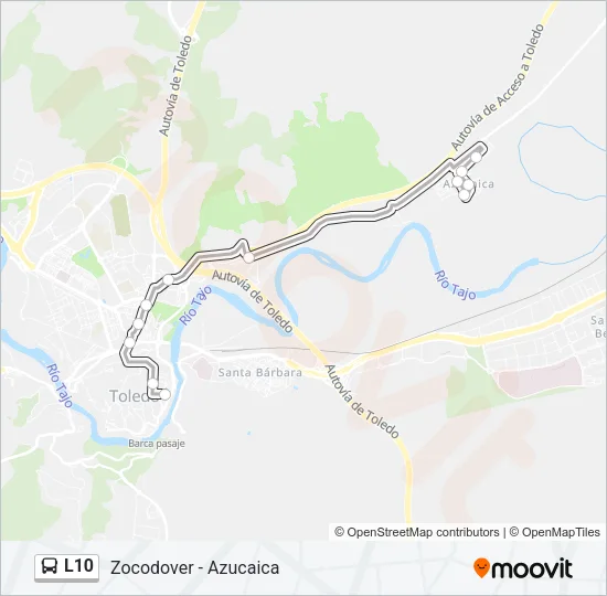 L10 Bus Line Map