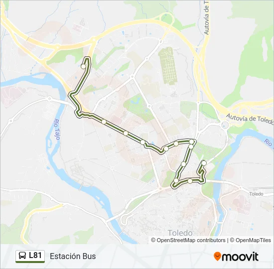 L81 Bus Line Map