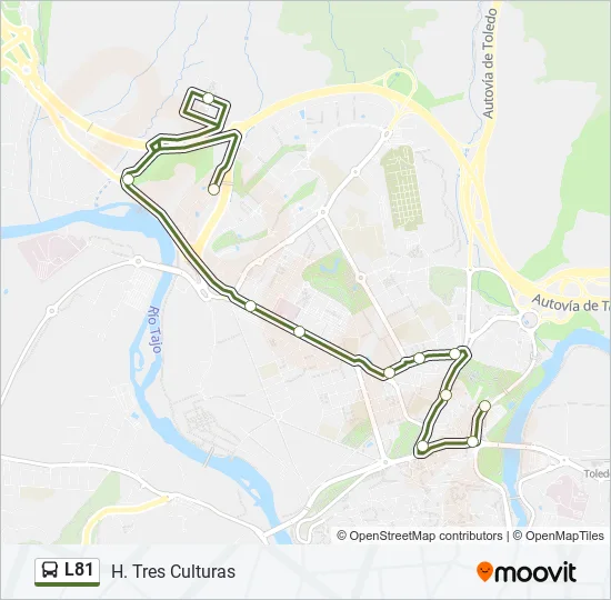 L81 Bus Line Map