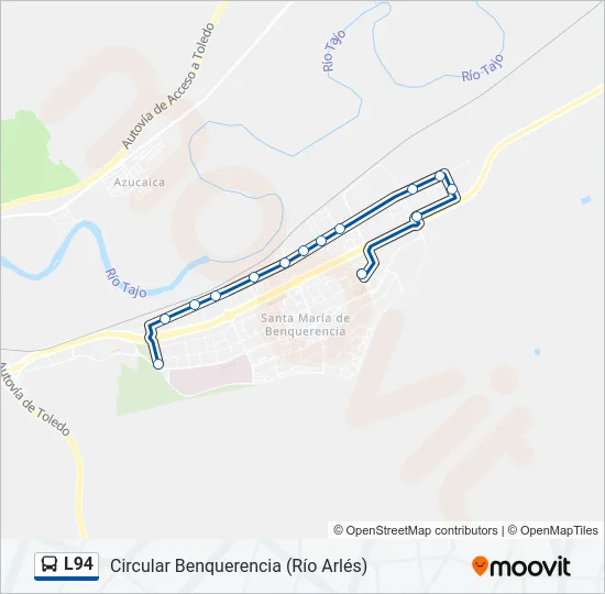 L94 Bus Line Map