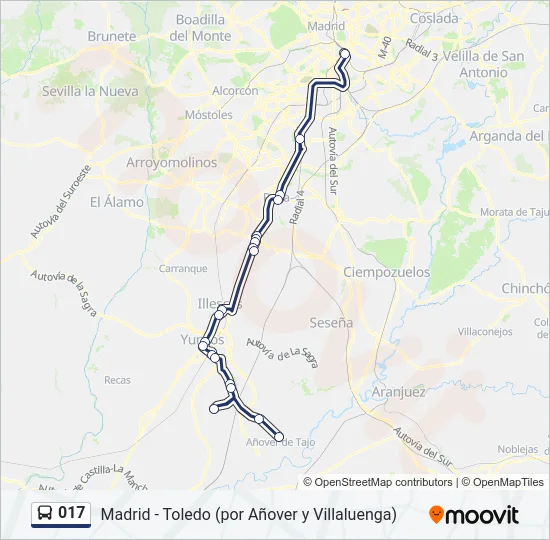 017 Bus Line Map